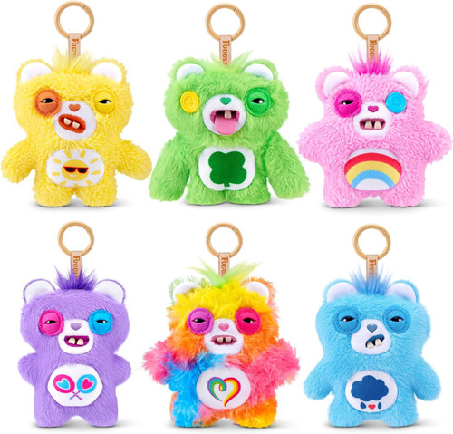 Fuggler ファグラー Care Bears キーホルダー 6種セット Fuggler Care Bears Care Bears 5 Plush Keyring 6-Pack Set Zuru Toys