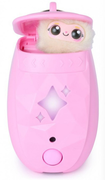 Peekimo PINK Interactive Pet Toy Wearable Charm Accessory, 100+ Reactions!、ToyWiz、kayou