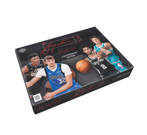 NBA Topps 2025-26 Signature Class Basketball Trading Card HOBBY Box 8 Packs、ToyWiz、kayou