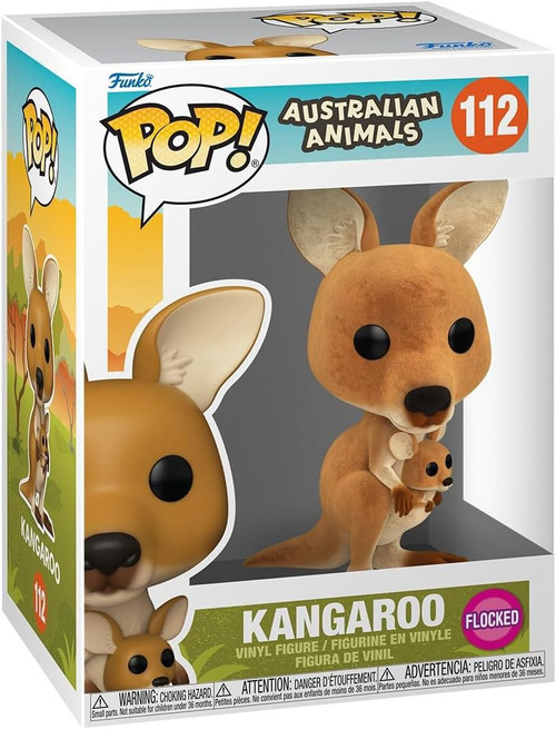 Funko Australian Animals POP! Vinyl Kangaroo Vinyl Figure #112 Flocked、ToyWiz、kayou
