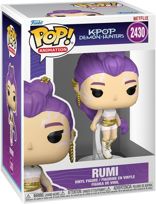Funko KPop Demon Hunters POP! Animation Rumi Vinyl Figure Regular Version、ToyWiz、kayou