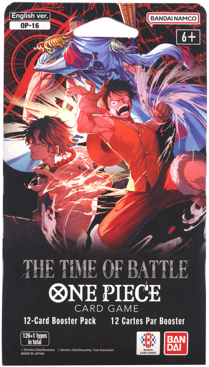 One Piece Trading Card Game The Time of Battle SLEEVED Booster