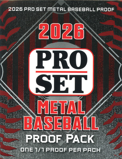 MLB Leaf 2026 Pro Set Metal Baseball Trading Card PROOF Pack 1/1 Proof Per Pack、ToyWiz、kayou
