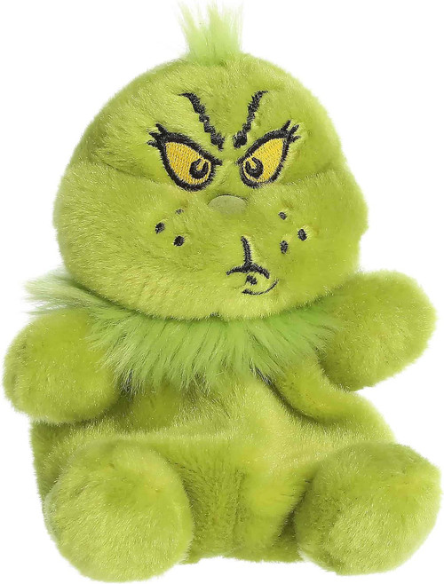Dr. Seuss How the Grinch Stole Christmas! Palm Pals Grinch 5-Inch Mini Bean Bag Plush Snarky、ToyWiz、kayou