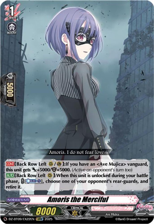 Cardfight Vanguard Trading Card Game Super Brave Detonation EXRRR Amoris the Merciful DZ-BT09/EX22EN、ToyWiz、kayou