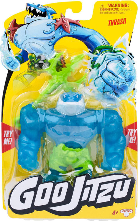 Heroes of Goo Jit Zu Thrash Action Figure Metal Wave Moose Toys
