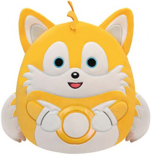 Squishmallows Sonic the Hedgehog Tails 14-Inch Plush with Ring、ToyWiz、kayou