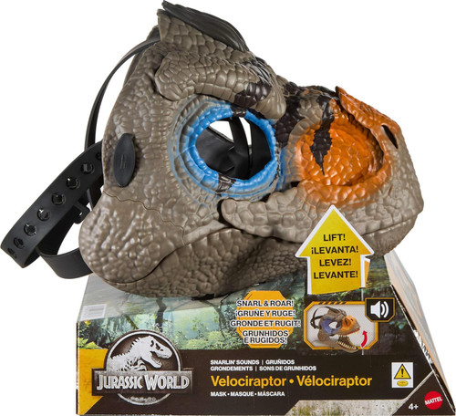 Jurassic World Rebirth Snarlin' Sounds Velociraptor Mask、ToyWiz、kayou