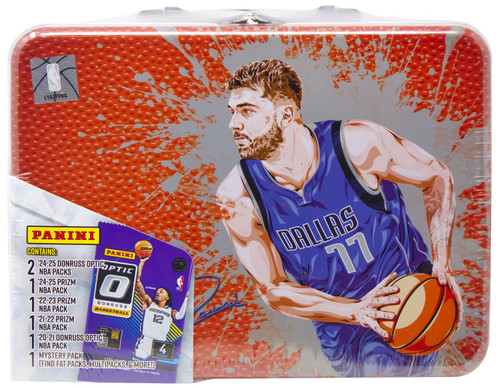 NBA Dallas Mavericks Panini Luka Doncic Trading Card COLLECTOR LUNCH Tin 7 Packs、ToyWiz、kayou