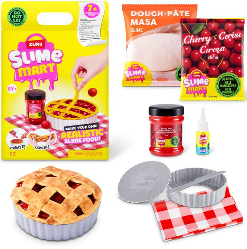 Slime Mart Small Bag Cherry Pie Slime Kit 7+ Ingredients Inside! Make Your Own Realistic Slime Food!、ToyWiz、kayou