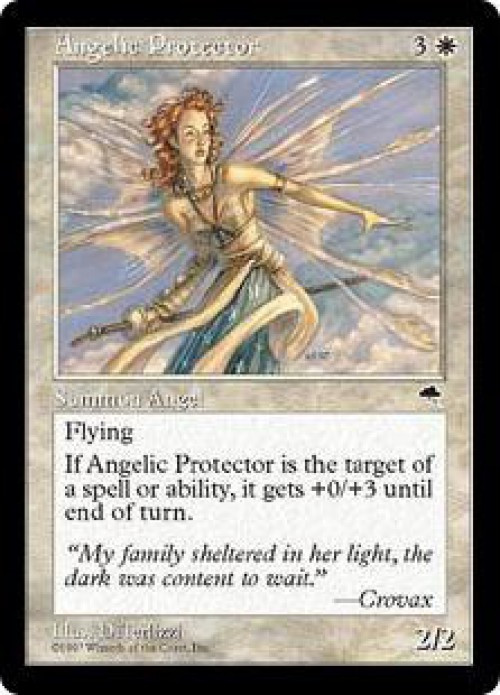MtG Tempest Uncommon Angelic Protector #2 Lightly Played、ToyWiz、kayou