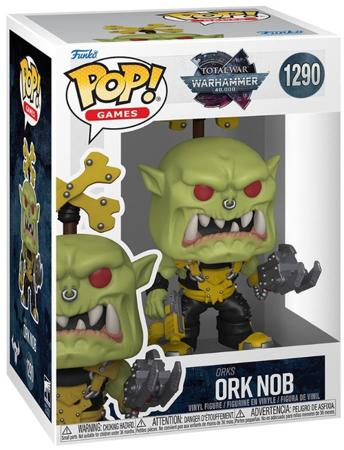 Funko Warhammer POP! Games Ork Nob Vinyl Figure #1290、ToyWiz、kayou