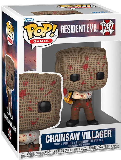 Funko Resident Evil POP! Games Chainsaw Villager Vinyl Figure #1292、ToyWiz、kayou