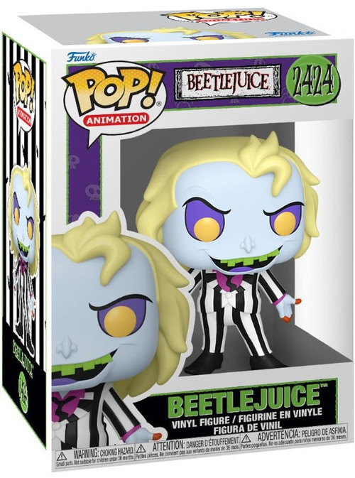 Funko The Animated Series POP! Animation Beetlejuice Vinyl Figure #2424、ToyWiz、kayou