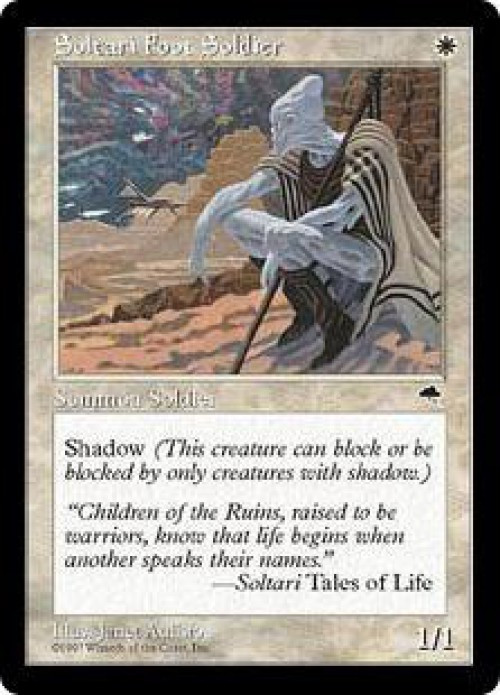MtG Tempest Common Soltari Foot Soldier #43 Lightly Played、ToyWiz、kayou