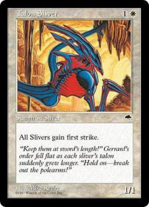 MtG Tempest Common Talon Sliver #50 Lightly Played、ToyWiz、kayou