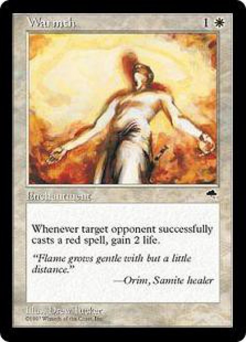 MtG Tempest Uncommon Warmth #51 Lightly Played、ToyWiz、kayou