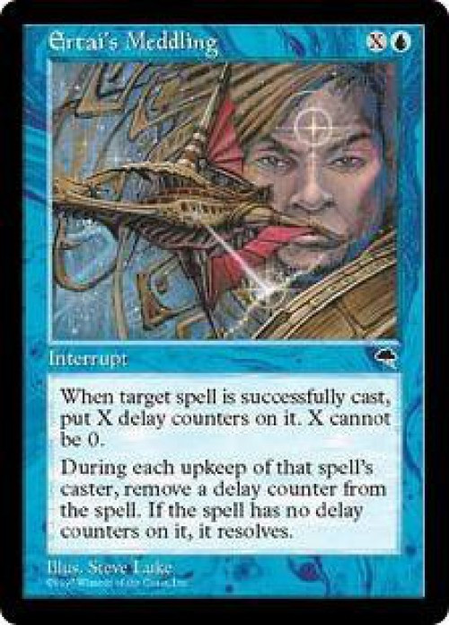 MtG Tempest Rare Ertai's Meddling #61 Lightly Played、ToyWiz、kayou
