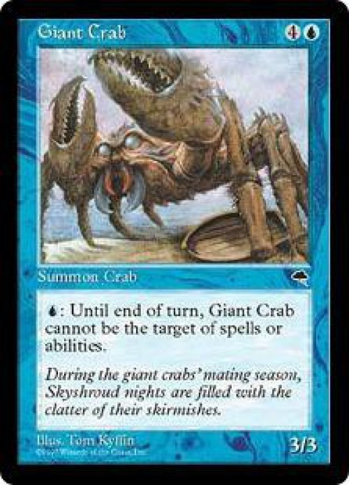 MtG Tempest Common Giant Crab #66 Lightly Played、ToyWiz、kayou