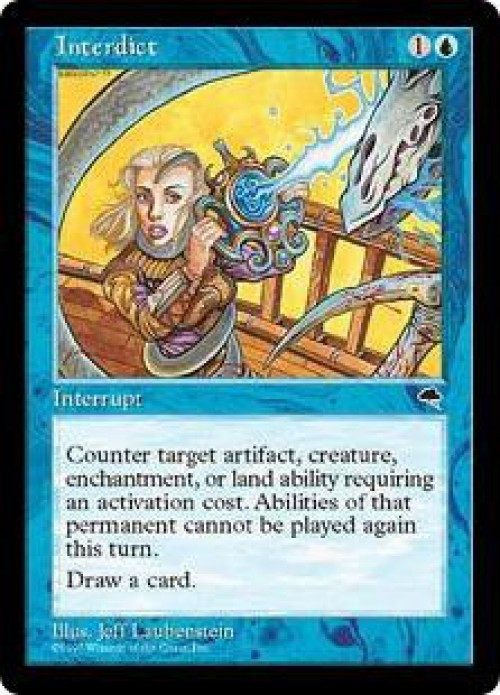 MtG Tempest Uncommon Interdict #69 Lightly Played、ToyWiz、kayou