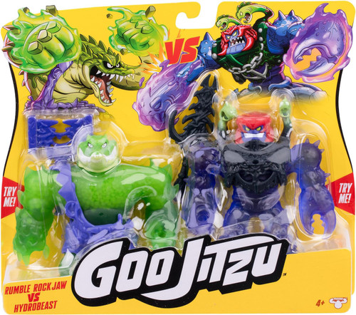 Heroes of Goo Jit Zu Rumble Rock Jaw vs Hydrobeast Action Figure 2