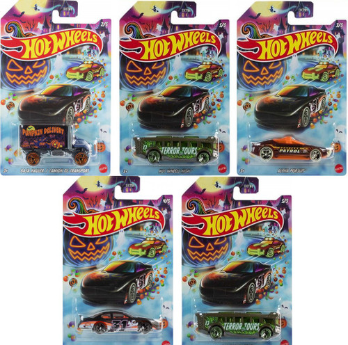 Halloween 2026 Rockin' Railer, Alpha Pursuit, Dodge Charger Stock-Car, Hot Wheels High, Baja Hauler, Die Cast Car Set、ToyWiz、kayou