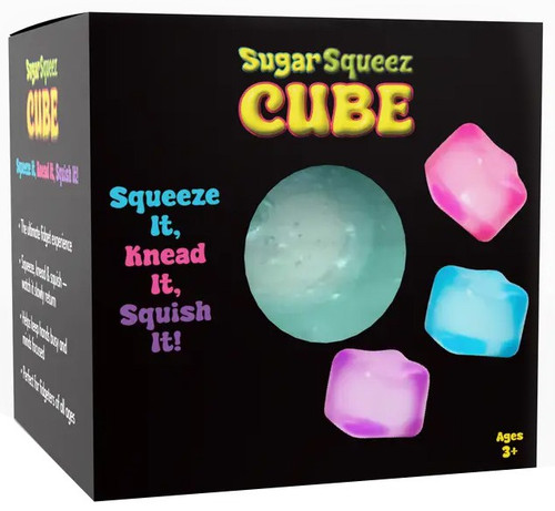 Sugar Squeez Cube 1.25-Inch Squeeze Toy RANDOM COLOR、ToyWiz、kayou