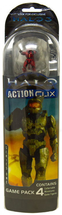 Halo ActionClix Booster Game Pack 4 RANDOM Figures、ToyWiz、kayou