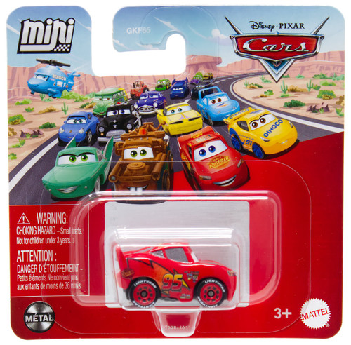 Disney Cars Metal Mini Racers Lightning McQueen Diecast Car Mattel