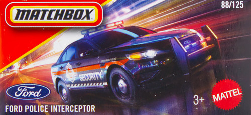 Matchbox Ford Police Interceptor Diecast Car Boxed、ToyWiz、kayou