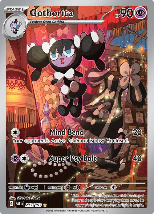 Pokemon Trading Card Game Paldea Evolved Illustration Rare Gothorita #213 Lightly Played、ToyWiz、kayou