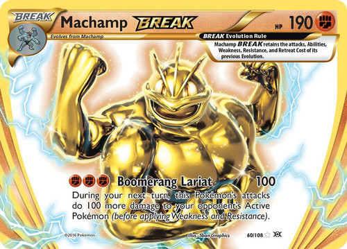 Pokemon X & Y Evolutions Rare BREAK Machamp BREAK #60 Moderately Played、ToyWiz、kayou