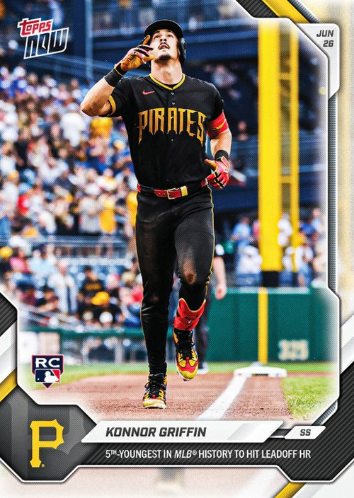 MLB Pittsburgh Pirates 2026 NOW Baseball Konnor Griffin #379 Rookie, Leadoff HR、ToyWiz、kayou