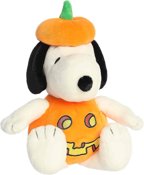 Peanuts Snoopy in Pumpkin Costume 14-Inch Plush、ToyWiz、kayou