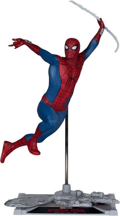 McFarlane Toys Marvel Spider-Man: Brand New Day Spider-Man Posed Figure with Scene、ToyWiz、kayou