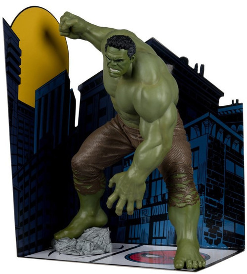 McFarlane Toys Marvel Spider-Man: Brand New Day Hulk Posed Figure with Scene & Mini Poster、ToyWiz、kayou