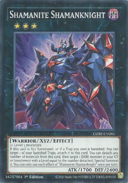 YuGiOh Trading Card Game Chaos Origins Common Shamanite Shamanknight CORI-EN086、ToyWiz、kayou