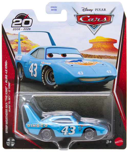 Disney / Pixar Cars 20th Anniversary Metal Strip Weathers AKA "The King" Diecast Car、ToyWiz、kayou