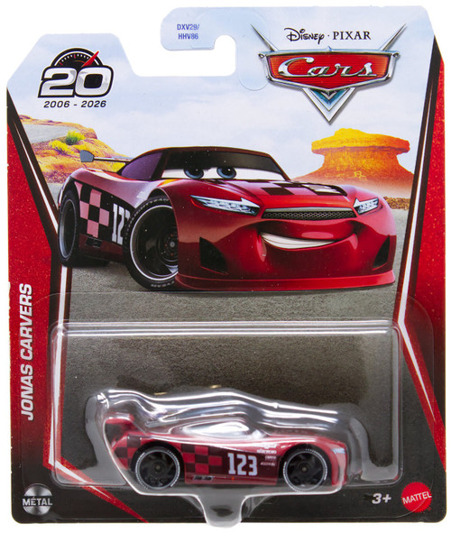 Disney / Pixar Cars 20th Anniversary Metal Jonas Carvers Diecast Car、ToyWiz、kayou