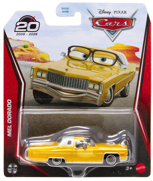 Disney / Pixar Cars 20th Anniversary Metal Mel Dorado Diecast Car、ToyWiz、kayou