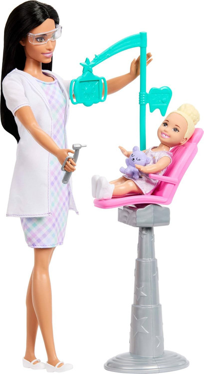 Barbie Careers Dentist 13.25-Inch Doll Brunette、ToyWiz、kayou