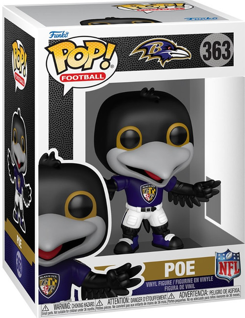 Funko NFL Baltimore Ravens POP! Football Mascots Poe Vinyl Figure #363、ToyWiz、kayou