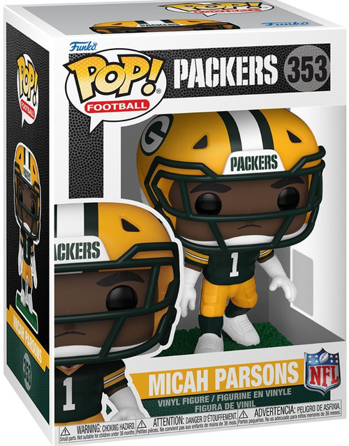 Funko NFL Green Bay Packers POP! Football Micah Parsons Vinyl Figure #353 (Pre-Order ships November)、ToyWiz、kayou