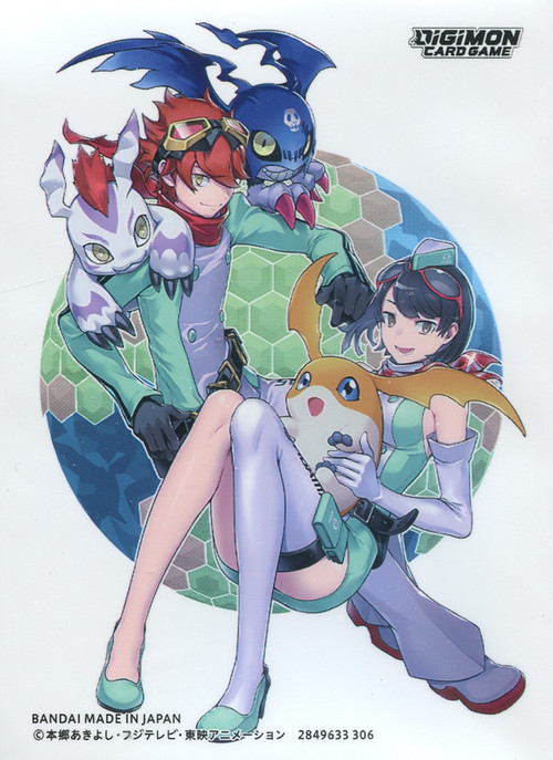 Digimon Trading Card Game Dan Yuki Kanan Yuki Card Sleeves Bandai