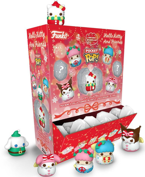 Funko Hello Kitty Pocket POP! Snowball Sanrio Mystery Pack 1 RANDOM Mini Figure、ToyWiz、kayou