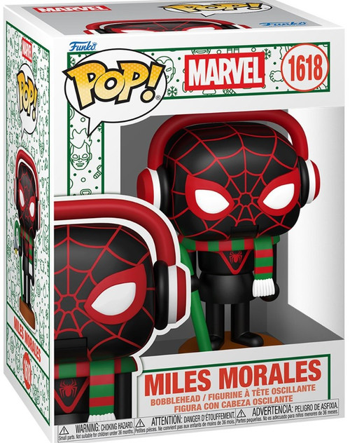 Funko Holiday POP! Marvel Miles Morales Vinyl Figure #1610 Holiday Nutcracker、ToyWiz、kayou