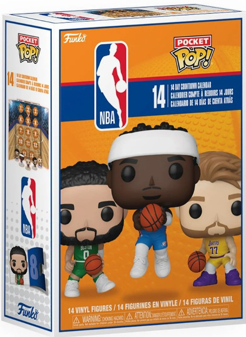 Funko NBA Pocket POP! Countdown Calendar 14 Days Advent Calendar、ToyWiz、kayou