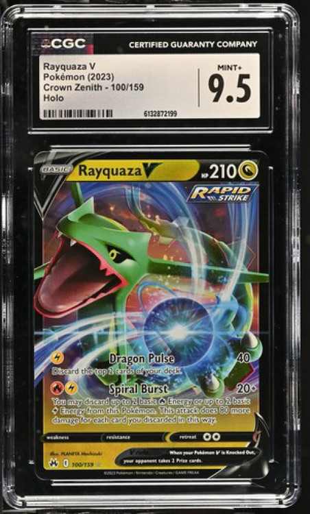 rayquaza v pokemon card price Rayquaza V Promo | 100/159 | Crown Zenith