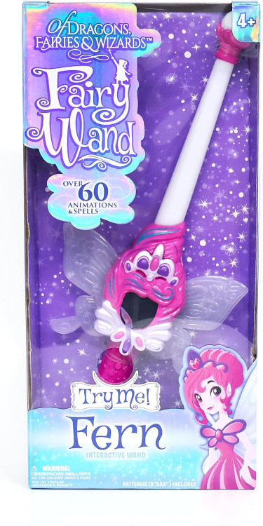 Of Dragons, Fairies & Wizards Fairy Wand Fern Interactive Wand Pink, 60+ Spells!、ToyWiz、kayou