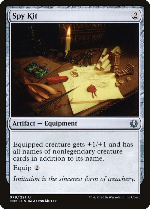 MtG Trading Card Game Conspiracy: Take the Crown Uncommon FOIL Spy Kit #79、ToyWiz、kayou